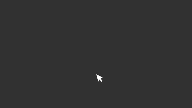 mouse pointer click animation creating fluid ripple wave motion 4k.