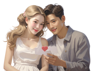 3d minimal romantic chat. couple communication. Lovely chat. heart icon with a messag 