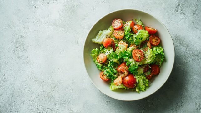Caesar Salad in Bowl