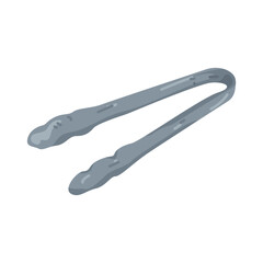 Illustration of Metal Kitchen Tongs