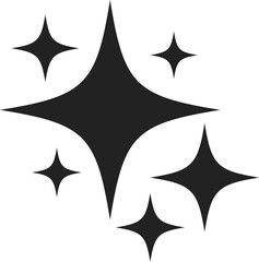 Generative AI logo icon set. Artificial Intelligence Creation symbol. Ai generate icons collection. magic sparkle stars symbol