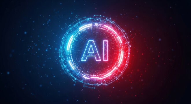 Artificial Intelligence Icon A Symbol of Innovation and Technological Advancement A Glimpse into the Future of Computing and Connectivity A Vision of Progress