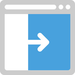 Open Tab Arrow Icon