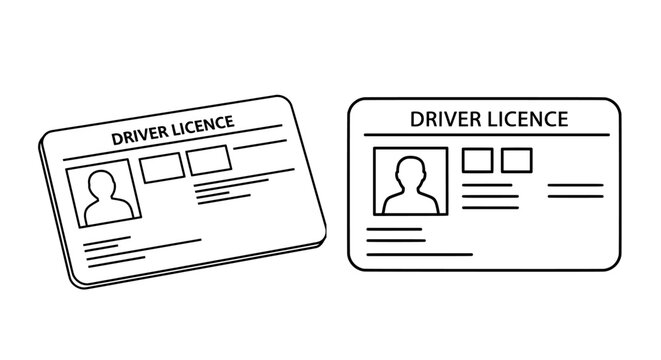 Driver license identity card identification document proof