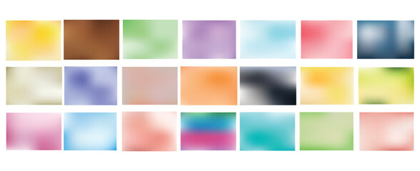 Modern soft gradient background collection with smooth color transitions and elegant abstract design. Perfect for web design, presentation templates, posters, wallpapers, branding, and digital art pro