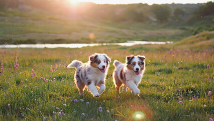 Obraz premium Ai dog , pet, animal, puppy, cute