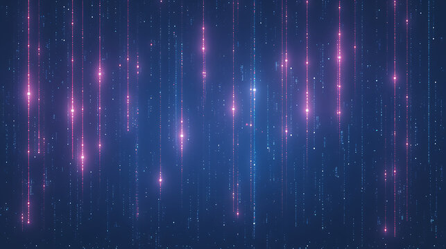 Matrix digital code rain wallpaper animation