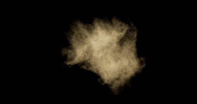 smoke effect on black background