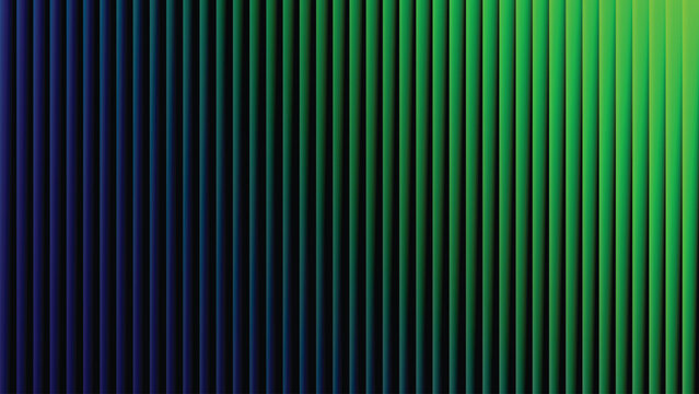Deep blue indigo green abstract parallel vertical lines structured gradient background template