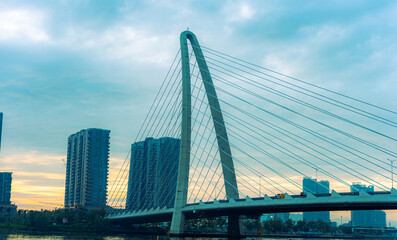 Fototapeta premium Saigon in drawn.