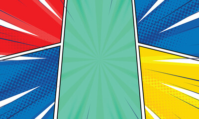 vector comic panels in various colors and angles, comic images, drawing panels, cartoon backgrounds, 