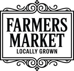 Support Your Local Farmers  | farmers market , farm doodles, farm animal drawings,