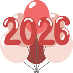 2026년 신년 풍선