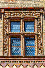 window in the old building