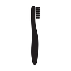 Manual toothbrush icon vector