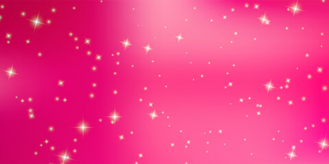 Obraz premium Valentines Day pink abstract background and love concept. Glittering light elements with bokeh decorations design for romantic background. Product presentation, wedding celebration backdrop design.