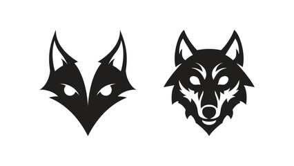 Striking Wolf Head Logo Design