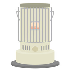 レトロなストーブのイラスト