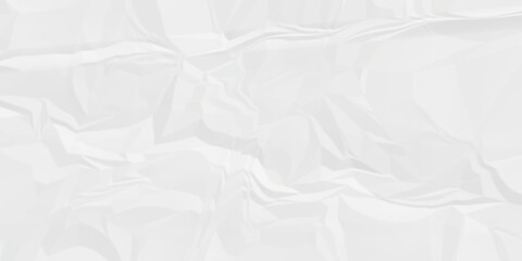 Crumple crushed aged white obsolete rumple craft design. wrinkle ripped creased white crumple aged closeup recycled document grunge paper background.	