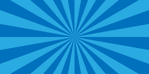 Abstract shine blue glowing sunrise spiral sunset ray cartoon pop sunburst wallpaper. minimal summer spiral line diagonal vintage summer poster design.	