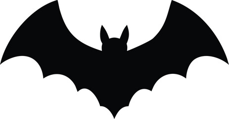 bat on white background