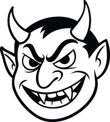 angry face of a lion head