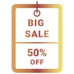  big sale Icon, Flat style icon vector illustration, Suitable for website, mobile app, print, presentation, infographic and any other project.