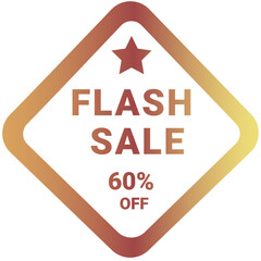  flash sale Icon, Flat style icon vector illustration, Suitable for website, mobile app, print, presentation, infographic and any other project.