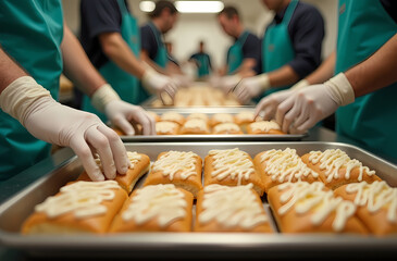 chef preparing dough