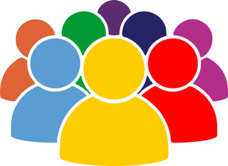 Diverse Community of People Icons