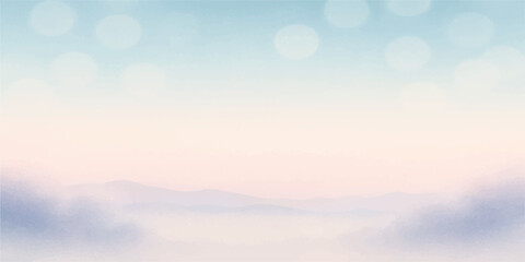 Bright blue sky with white clouds, capturing the beauty of a clear summer day landscape