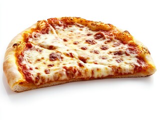 Pizza perfection a half-circle of molten cheese and savory tomato sauce beckons with crusty edges