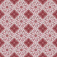 U. Vintage red leaf and cycle base.