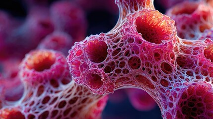 Abstract Organic Cellular Structure