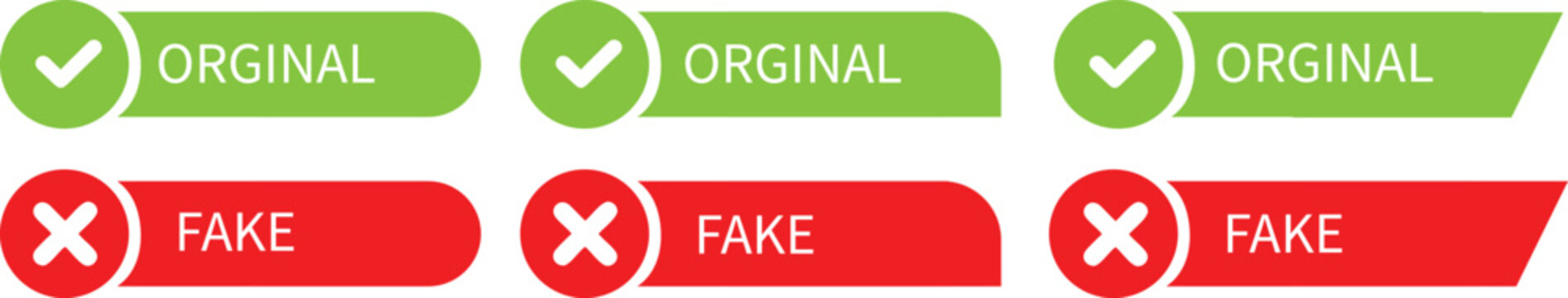  ORGINAL and FAKE vector 