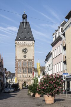 Altp&ouml;rtel, western city gate of Speyer, Rhineland-Palatinate, Germany