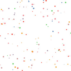 Confetti Scattered on White Background Festive Colorful Celebration Party Decoration Design Element Abstract Backdrop Holiday Celebration Background Template