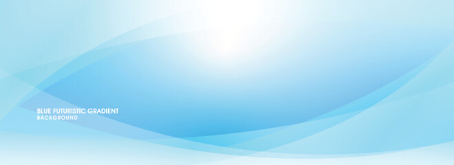 Soft Blue Gradient Abstract Background with Flowing Curved Lines light
