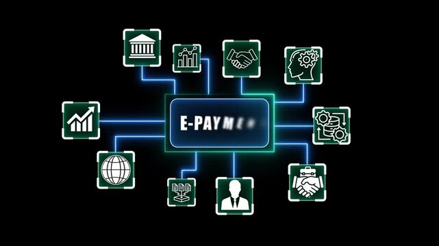Representing e-payment , financial management, budgeting, business growth.. Development goals, focusing on common goals, achieving business goals.