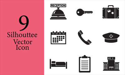 Abstract geometric shapes silhouette in vibrant colors