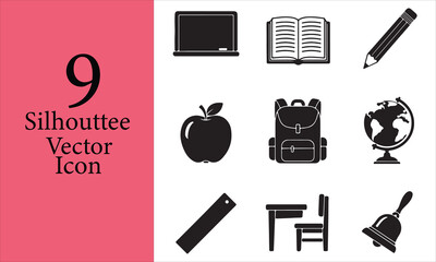 Abstract geometric shapes in a dynamic silhouette design