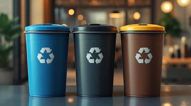 Trash bins , Waste sorting , Waste recycling