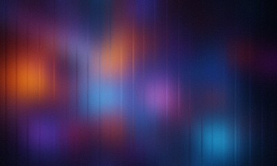 Dark Abstract Background With Blurry Light Orbs And Vertical Stripes