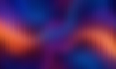 Blurry Gradient Abstract with Vertical Lines and Orange Blue Hues