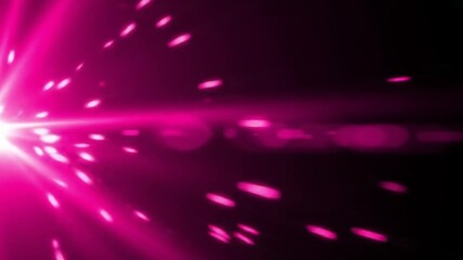 An artistic representation of a bright, pink light burst with a dark background. The light is radiating outwards, creating a dynamic visual effect - Powered by Adobe