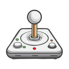 Fototapeta premium Arcade Style Game Controller Illustration Retro Gaming Console Joystick Pad