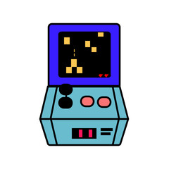 Retro Arcade Game Machine Icon