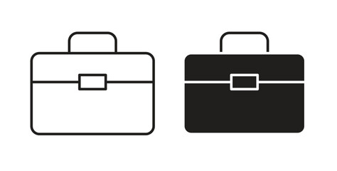 Toolbox icon line. eps 10 vector illustration
