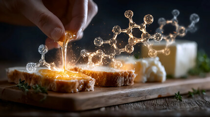 Molecular Cooking with Butter", "Creative Cooking with Molecular Effects", "Butter with Molecular Art Effects
