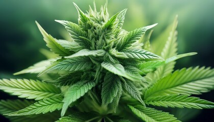 cannabis macro close up